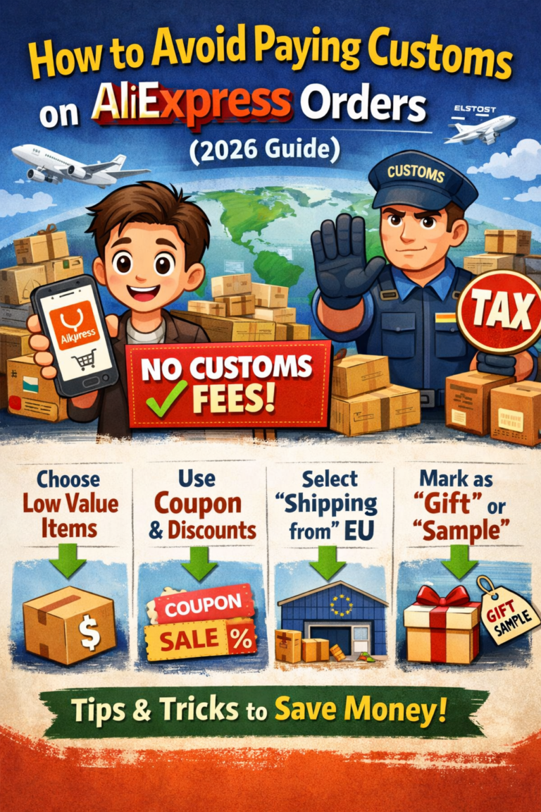 How to avoid paying customs on AliExpress orders